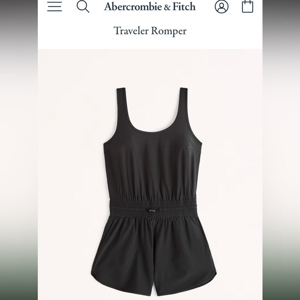NWT Abercrombie traveler romper in size medium petite